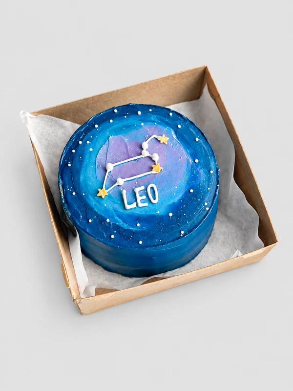Бенто - торт "LEO" — Бенто-торт с дизайном как на фото.
